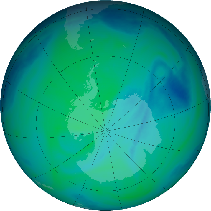 Ozone Map 2006-12-20